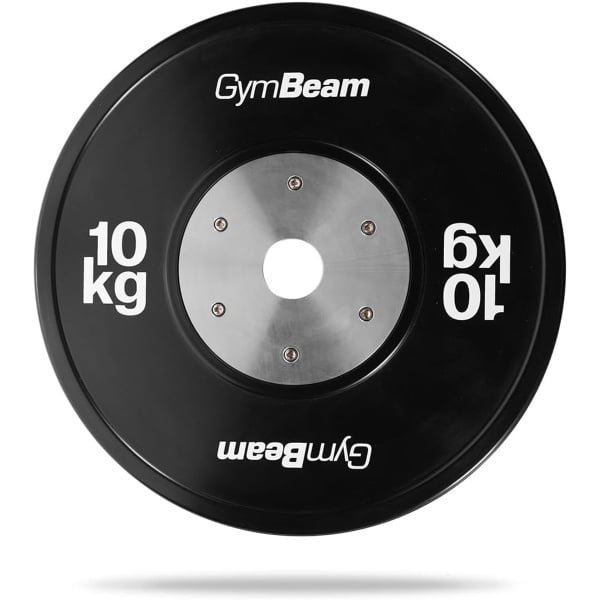 Halterschijf Rubber - Bumper Plate - Krachttraining Thuis - Duurzaam Rubber Materiaal - 50.4mm Gat