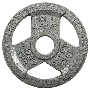 Halterschijf van gietijzer voor krachttraining en gewichtheffen - 4,5 kg