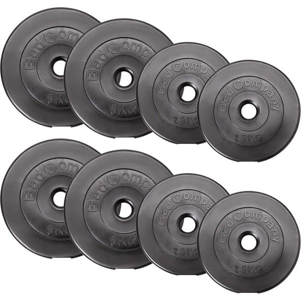 Halterschijven 30/31 mm 30 kg - Gewichtenset voor Krachttraining