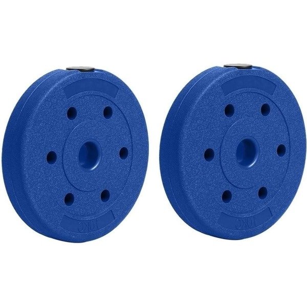 Halterschijven - Gewichtsschijven Platen - Krachttraining Thuis - Rubberen Coating - 10kg per stuk - Zwart