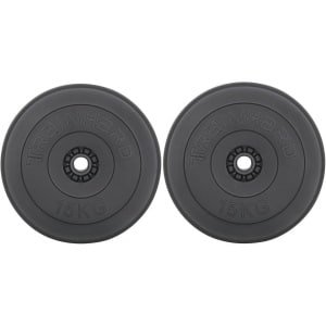 Halterschijven Kunststof Cement - 30mm Gewichtsschijven voor Krachttraining (Set van 2)