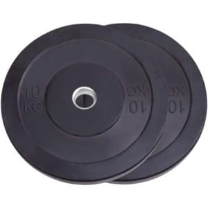 Halterschijven Set - Gewichtsschijven Rubber - Krachttraining Fitness - Schokabsorberend Gietijzer - 50 MM Opening
