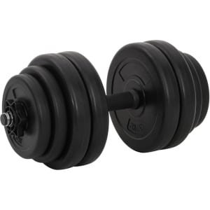 Halterset 15 kg - Thuis Fitness Gewichten voor Krachttraining en Gym