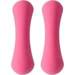 Halterset 2 Delig - Handgewichten Vrouwen - Krachttraining Thuis - Ergonomische Vorm - 500 Gram - Roze