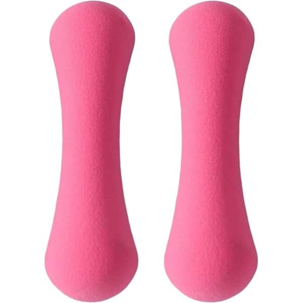 Halterset 2 Delig - Handgewichten Vrouwen - Krachttraining Thuis - Ergonomische Vorm - 500 Gram - Roze