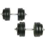 Halterset - Gewichtenset - Krachttraining - Verstelbaar Gewicht - 30 kg