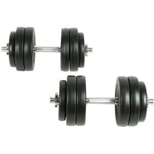Halterset - Gewichtenset - Krachttraining - Verstelbaar Gewicht - 30 kg