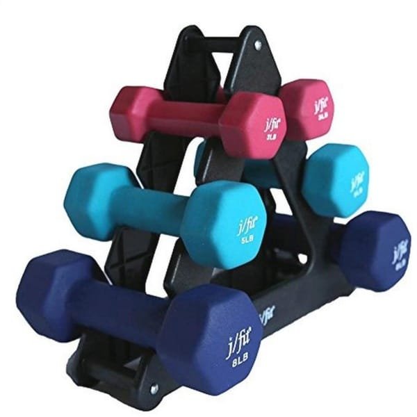Halterset met neopreen gewichten | Duurzaam en ideaal voor thuisgym, yoga en krachttraining