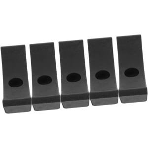 Halterstandaard 5 Stuks - Halterrek Gewicht Houder - Fitness Krachttraining - Beschermt Halters Vloer - 15x5x4cm - Zwart