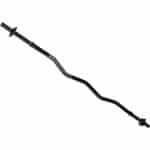 Halterstang 122 cm met Schroefdraad en Sterrensloten voor Krachttraining