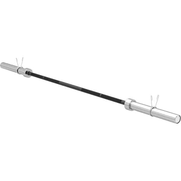 Halterstang 180 cm 50 mm met klemmen voor Krachttraining Thuis