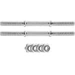 Halterstangen 35 cm met Spinlock Kragen en Optionele Connector voor Gewichtheffen en Krachttraining