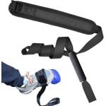 Hamstring Curl Strap - Been Band - Krachttraining Benen - Snelle Instelling - Compact Ontwerp - Zwart