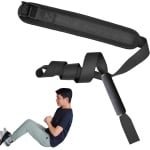 Hamstring Curl Strap - Been oefenband - Krachttraining thuis - Scheurbestendig polyester - 222 g - Zwart