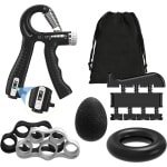 Hand Grip Strengthener Set voor Krachttraining, Duurzame Handgrepen voor Vingers, Polsversterking en Spieropbouw (22 tot 132 lb)