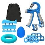 Hand Grip Versterker Set voor Vingers en Polsen - Krachttraining, Revalidatie en Pijnverlichting