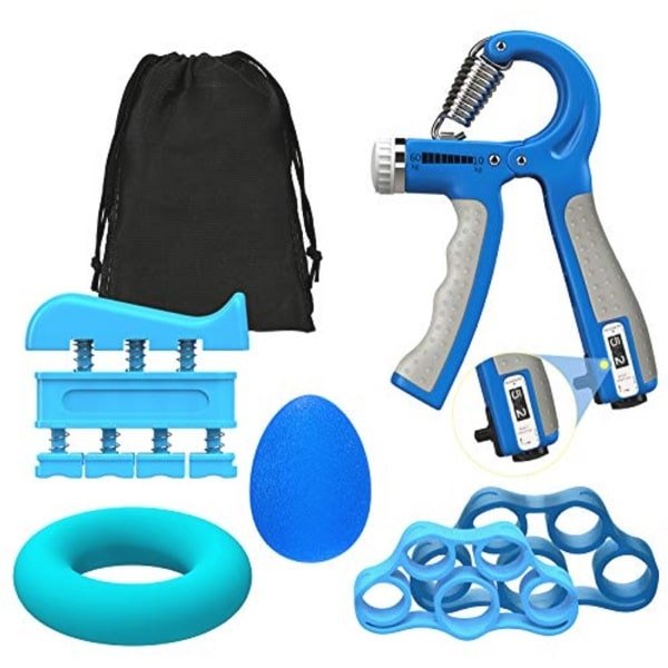 Hand Grip Versterker Set voor Vingers en Polsen - Krachttraining, Revalidatie en Pijnverlichting