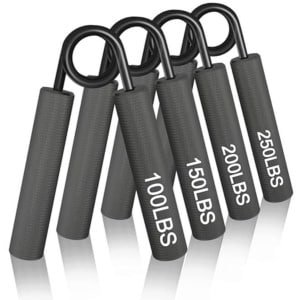 Hand Trainer en Grip Versterker - 4 of 6 Pack voor Krachttraining en Stressverlichting
