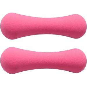 Hand gewichten set - Krachttraining gewichten - Thuis sporten - Ergonomische grip - 500 gram - Roze