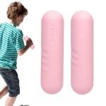 Handgewichten Set - Dumbbells Yoga Pilates - Krachttraining Thuis - Antislip Siliconen Grip - 2 kg Totaal - Roze