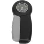 Handgreep Krachttrainer - Grip Tester - Kracht Training - Scherm en Wijzer - 18x8x3 cm - Grijs Zwart