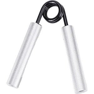 Handgreep Set - Polsversterker Grijper - Krachttraining Handen - Verstelbare Aluminium - 250 Pond Capaciteit - Zilver