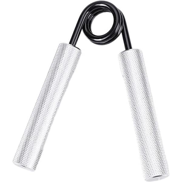 Handgreep Set - Polsversterker Grijper - Krachttraining Handen - Verstelbare Aluminium - 250 Pond Capaciteit - Zilver