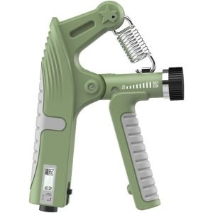 Handgreep Versterker - Krachtapparaat Handtrainer - Spieropbouw Krachttraining - Verstelbare Kracht 10-100kg - 12 x 17 cm - Zwart