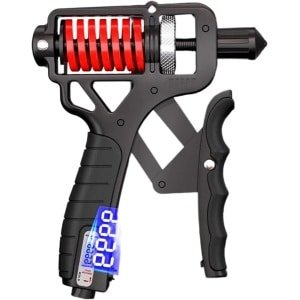 Handkrachttrainer - Gripversterker Krachttrainer - Oefenen Handkracht - Instelbare Weerstand - 5-165 kg - Zwart