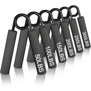 Handtrainer Onderarmtrainer - 4 Of 6 Stuks Gripkrachttrainer 22.5KG Tot 135KG - Vingertrainer En Handtrainingsapparaat Voor Fitness - Klimmen - Krachttraining - Stressvermindering