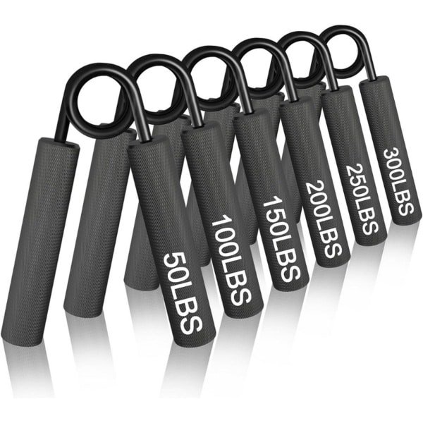Handtrainer Onderarmtrainer - 4 Of 6 Stuks Gripkrachttrainer 22.5KG Tot 135KG - Vingertrainer En Handtrainingsapparaat Voor Fitness - Klimmen - Krachttraining - Stressvermindering