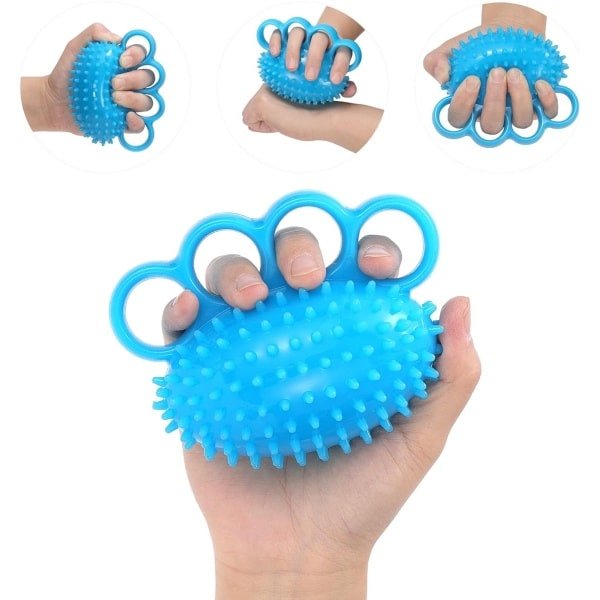 Handtrainers - 2 stuks Hand Oefening Bal Vinger Oefening Grip Bal Vinger Therapie Knijpen Ballen Krachttrainer Stress Relief Ballen voor Ouderen Beroerte Artritis Verlicht Polspijn Spieren Massage