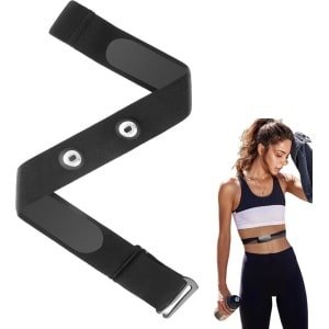 Hartslag Borstband - Cardio Riem - Trainingsmonitoring - Verstelbare Pasvorm - 70-105 cm - Zwart