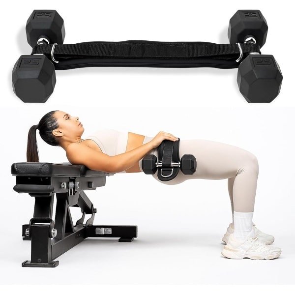 Heavy Duty Trainingsriem voor Hip Thrusts, Gewichtsverlies en Krachttraining - Comfortabele Vulling