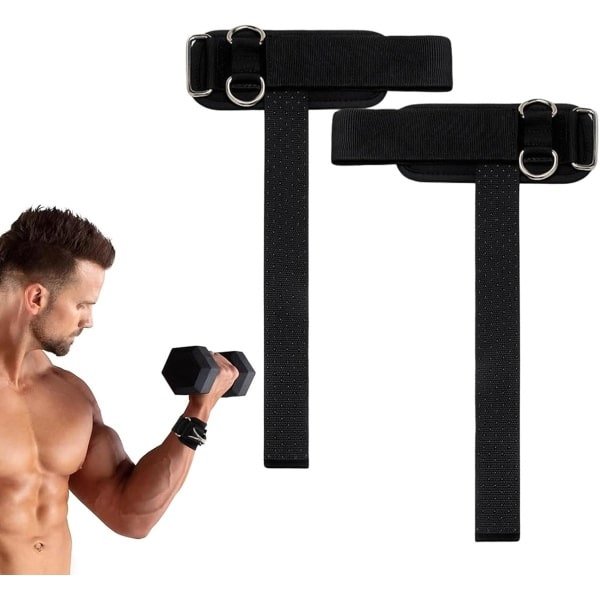 Hefbanden - Gewichtheffen - Polsbanden - Gym Lifting Bandjes - Fitness Handschoenen - Anti-slip - Gewatteerde Fitnessapparatuur voor Gewichtheffen - Krachttraining