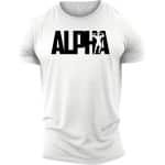 Heren Bodybuilding T-Shirt - Alpha Gym Training Top voor Fitness en Krachttraining