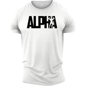 Heren Bodybuilding T-Shirt - Alpha Gym Training Top voor Fitness en Krachttraining