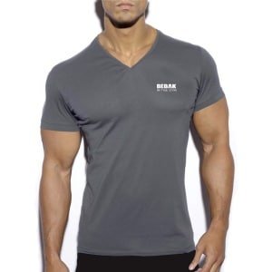 Heren Fitness T-shirt V-hals - Trainingsshirt voor Bodybuilding, MMA en Crossfit