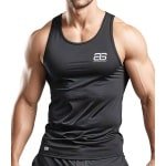Heren Fitness Tanktop Sneldrogend Sportshirt voor Krachttraining en Gym