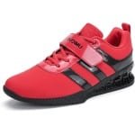 Heren Gewichthefschoenen Leer - Stevige Sportschoenen voor Squat, Crossfit en Krachttraining