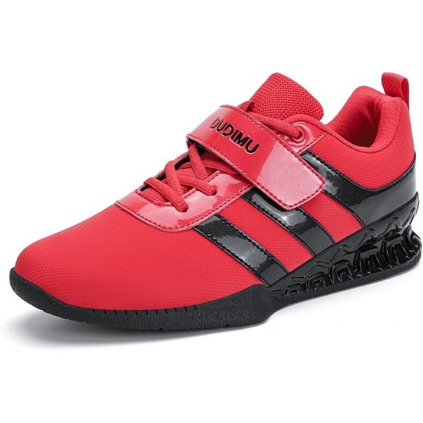 Heren Gewichthefschoenen Leer - Stevige Sportschoenen voor Squat, Crossfit en Krachttraining
