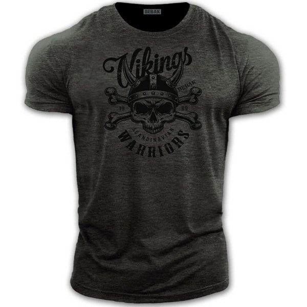 Heren Gym T-shirt - Semi-getailleerd voor Bodybuilding, MMA & CrossFit