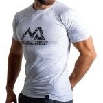 Heren Slim Fit Fitness T-Shirt Sneldrogend Sportshirt voor Gym en Krachttraining