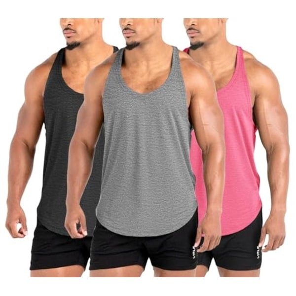Heren Sport Tanktop voor Krachttraining - Sneldrogend, Ideaal voor Fitness en Outdoor Activiteiten
