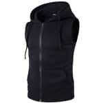 Heren Sporttop met Capuchon - Mouwloos Atletisch Vest voor Krachttraining en Casual Wear