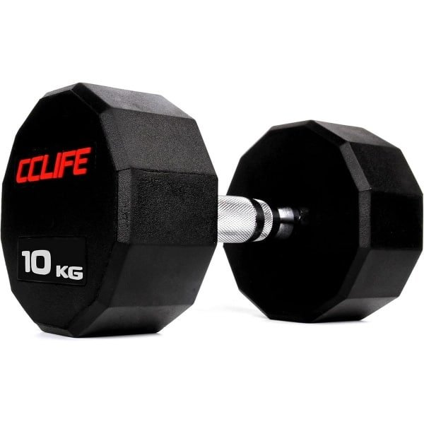 Hex Dumbbells van 10 kg tot 30 kg - Rubber Dumbbells voor Krachttraining