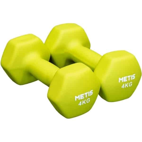 Hex Dumbbells voor Krachttraining - Ergonomisch Ontwerp en Anti-Roll Halters in Diverse Gewichten