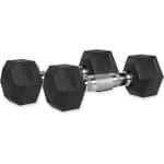 Hexa Dumbbell Set - Kettlebell Halters - Krachttraining Thuis - Zeshoekige Vorm - 2 x 3 kg - Zwart