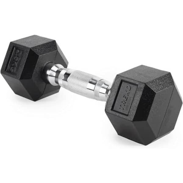 Hexagon Halters 2,5 kg - 35 kg voor Krachttraining Thuis met Ergonomische Grip