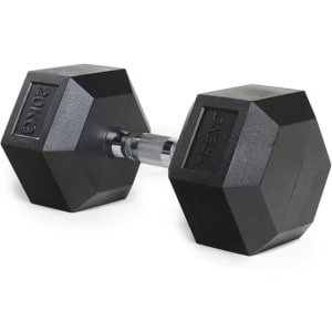 Hexagon Halters van 2,5 kg tot 35 kg - Duurzaam Rubber voor Krachttraining Thuis met Ergonomische Grip